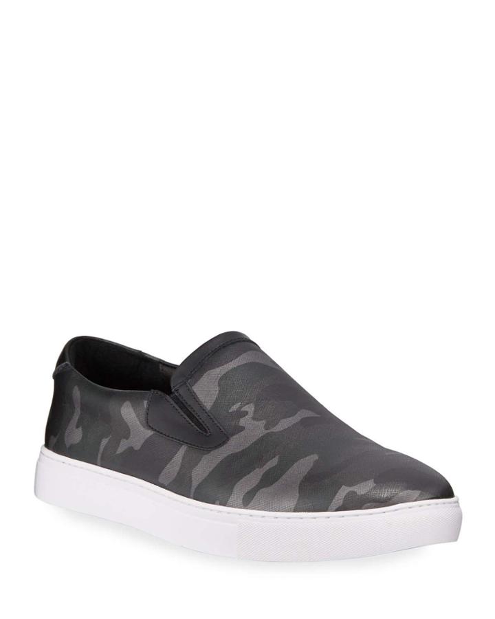 Buster Camo-print Leather