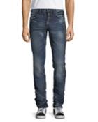 Le Sabre Side-zip Tapered Jeans