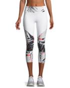 Track Striped Capri