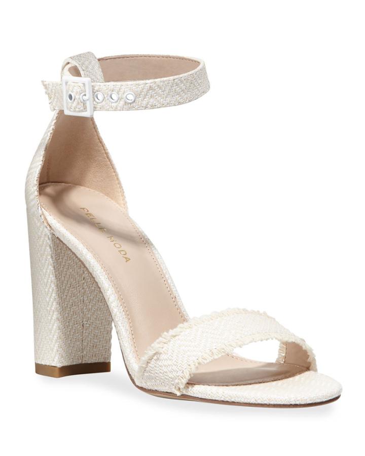Bonnie Herringbone Block-heel