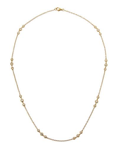 18k By-the-yard Diamond Eyeglass Necklace