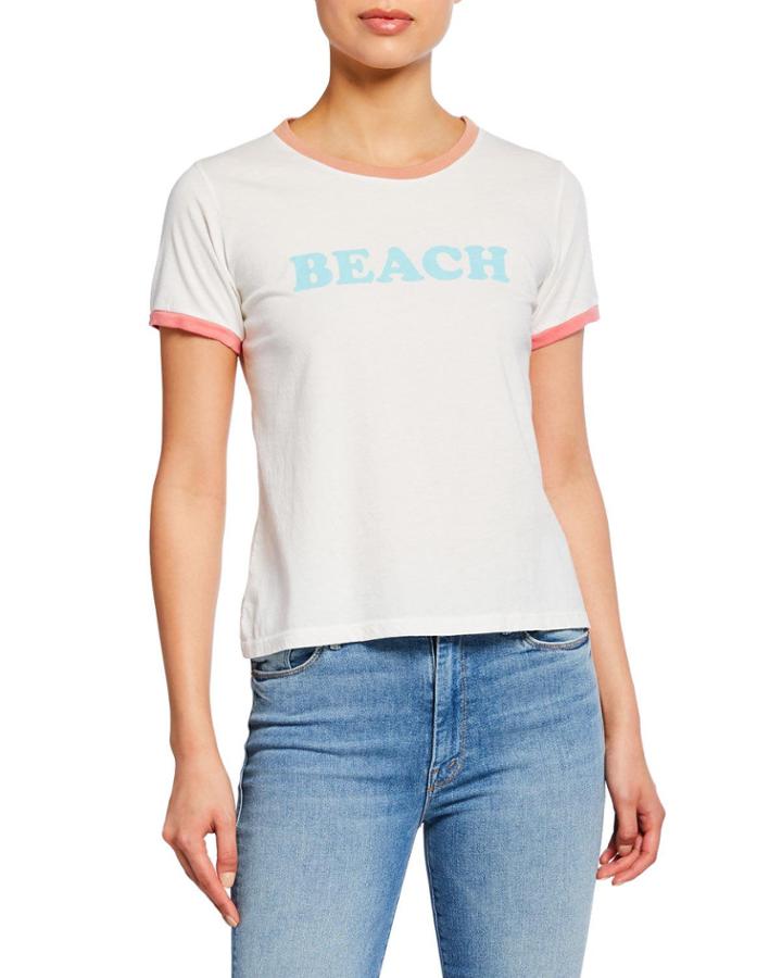 Itty Bitty Goodie Ringer Beach Tee