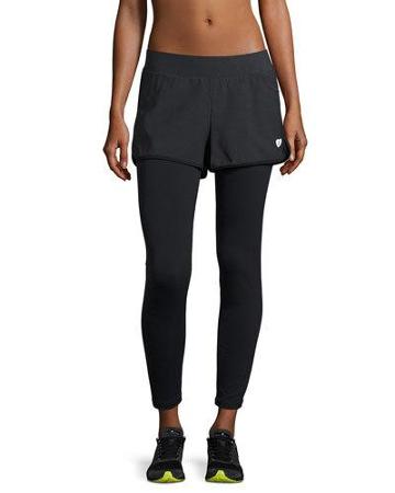 Shorts & Legging Combo, Black