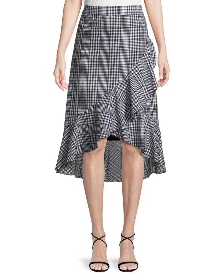 Nikita Picnic Plaid Wrap Ruffle