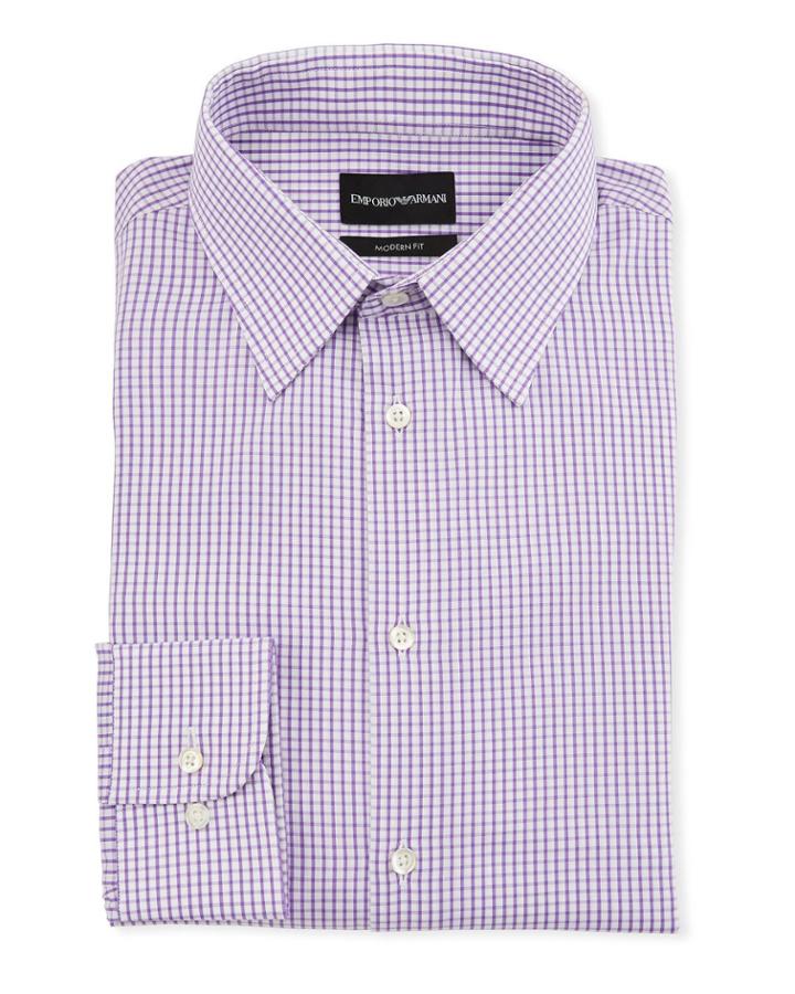 Men's Modern-fit Tonal Square Dress