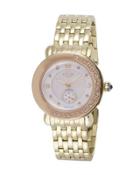 37mm Marsala Asymmetric Topaz Bracelet Watch