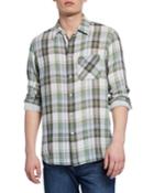 Men's Fit 3 Plaid Beach Shirt W/ Pocket