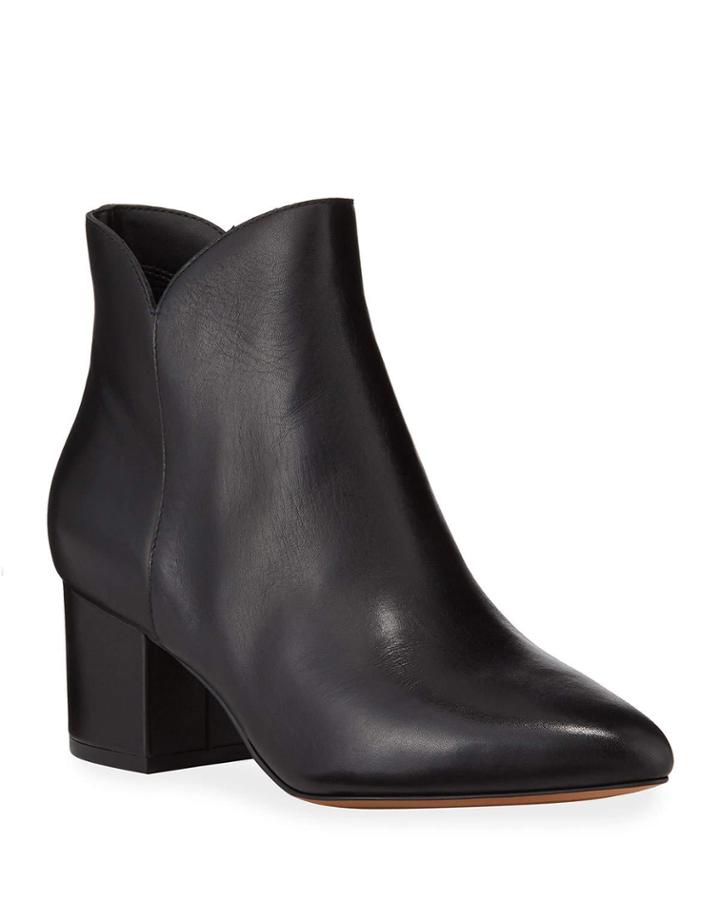 Elyse Leather Ankle Booties