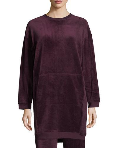 Velour Pullover Tunic