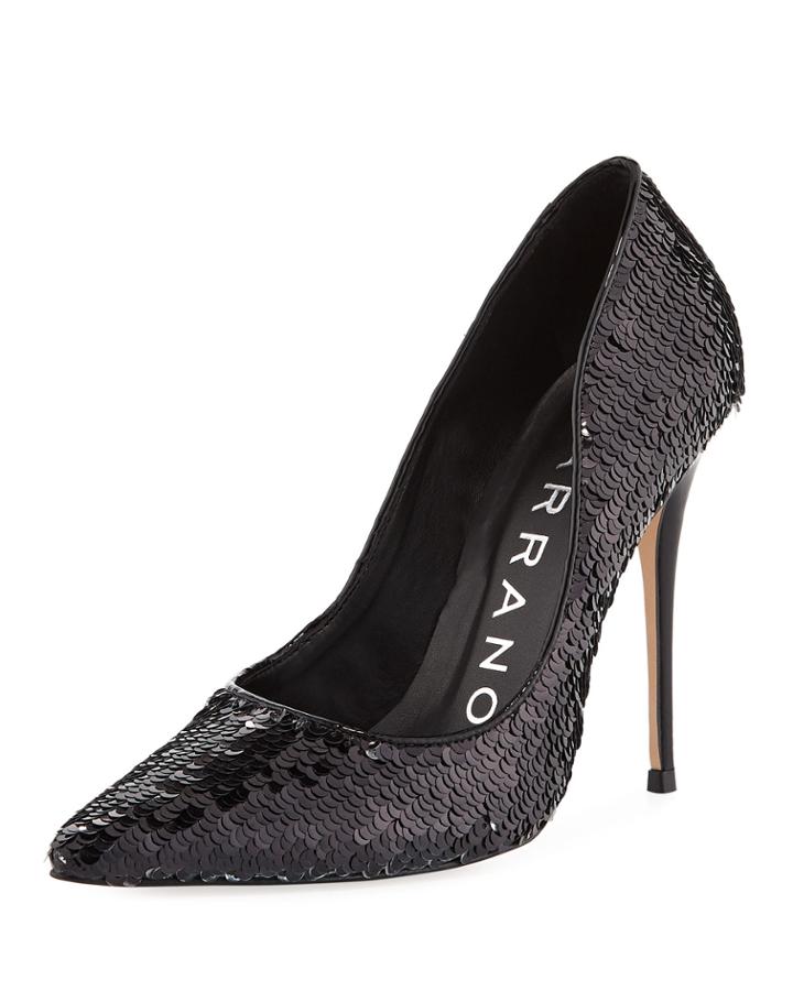 Gisele Sequin Embellished Pumps