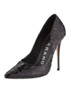 Gisele Sequin Embellished Pumps