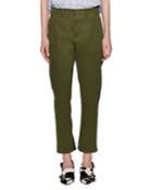 Salvia Straight-leg Ankle Pants With