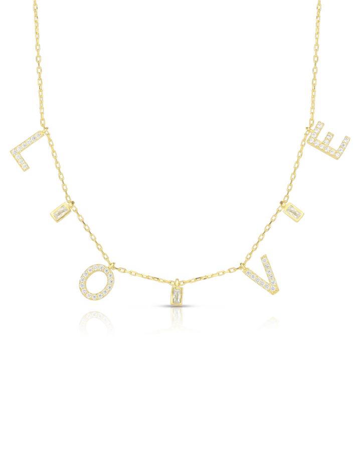 Crystal Love Shaker Necklace