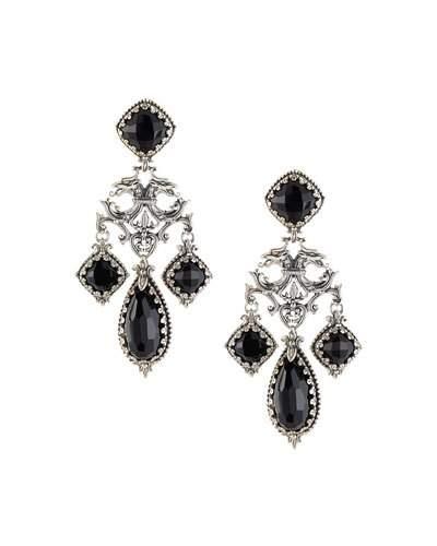 Calliope Black Onyx Drop Earrings