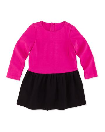 Milly Minis Girls' Drop-waist Ponte Dress, Sizes 2-7, Women's, Size: