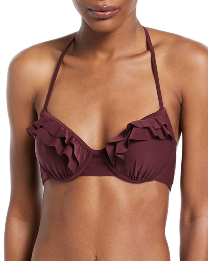 Isal Vista Ruffled Halter Bikini