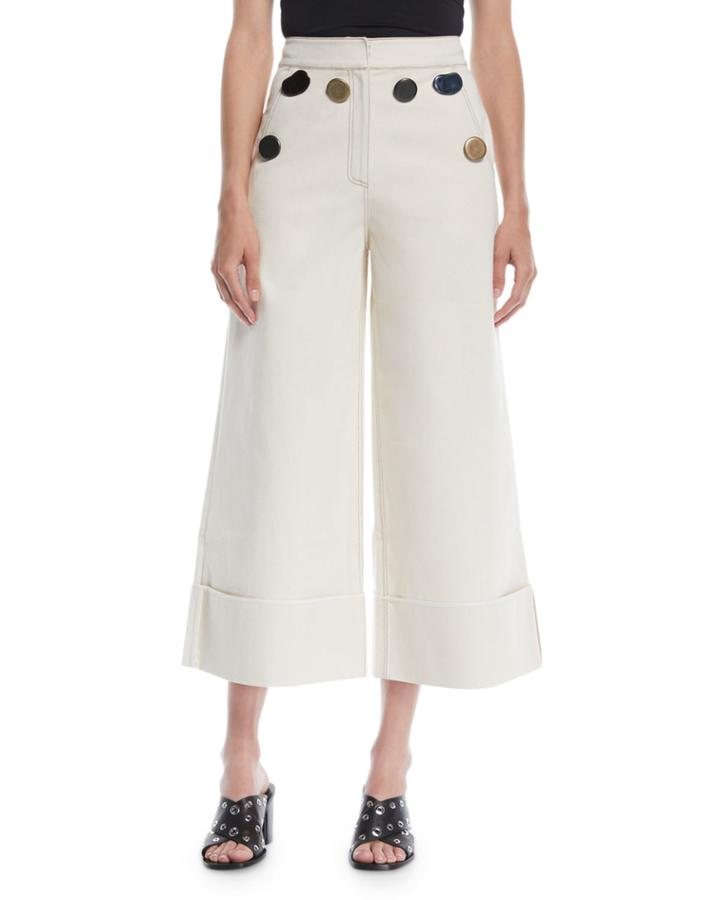 Bailey Wide-leg Cropped Trousers