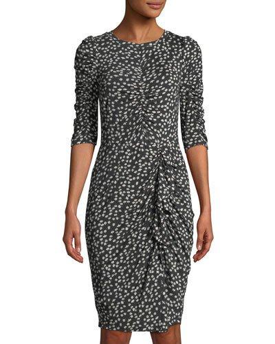 Floral Fizz Ruched