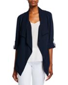Flyaway Crepe Jacket