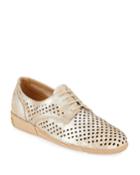 Dirce Metallic Leather Lace-up