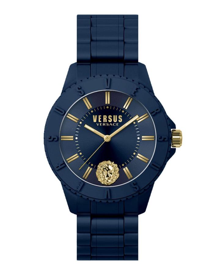 Men's Tokyo 42mm Silicone Watch, Blue