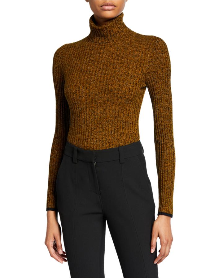 Carey Marled Turtleneck Top