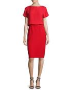 Gwen Short-sleeve Popover Dress,