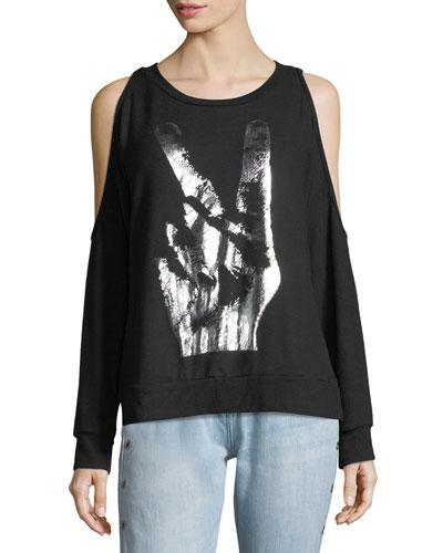 Steph Graphic Cold-shoulder