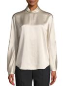 Mock-neck Long-sleeve
