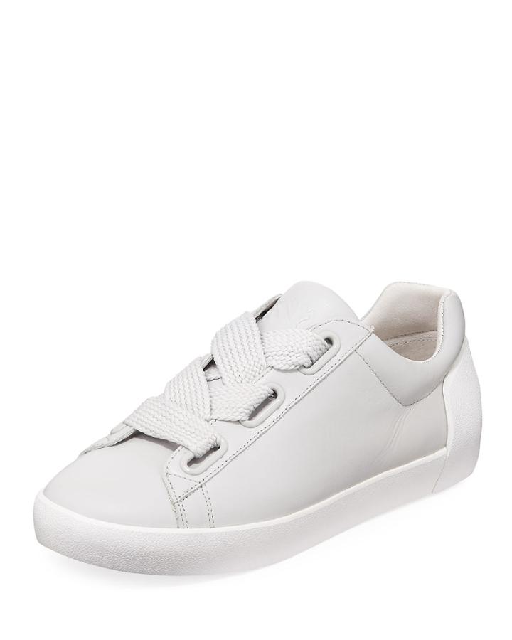 Nina Oversized-lace-up Leather