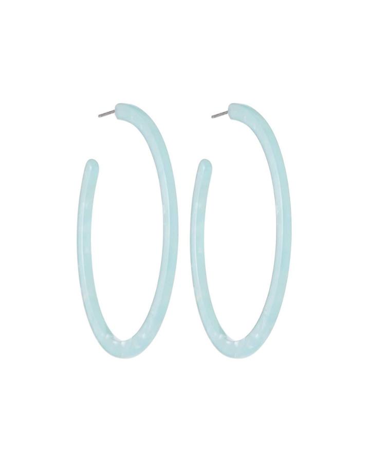Acrylic Hoop Earrings,