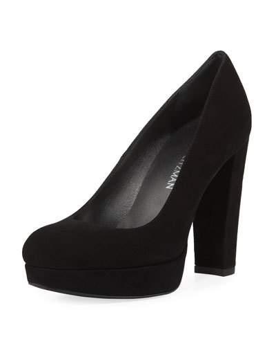 Strongswoop Suede Platform Pump