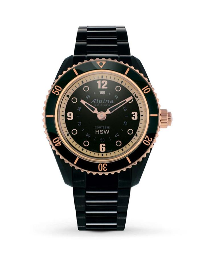 36mm Comtesse Horological Smartwatch, Black