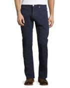 Corduroy Slim-fit Pants, Navy