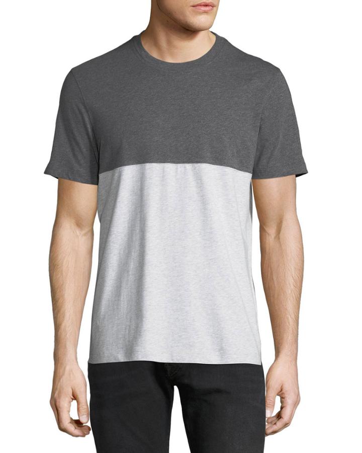 Men's Colorblock Crewneck T-shirt
