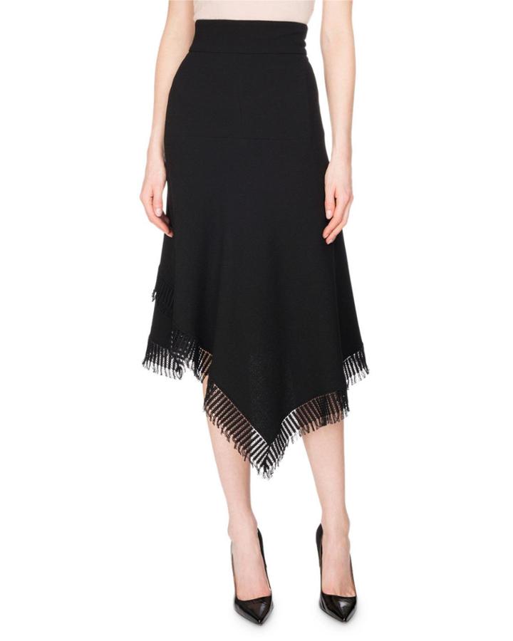 Tarring Fringe Handkerchief Midi