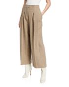 Pleated Wool Pants