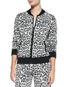 Leopard-print Jacquard Track