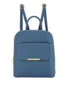Dome Pebbled Leather Backpack Bag