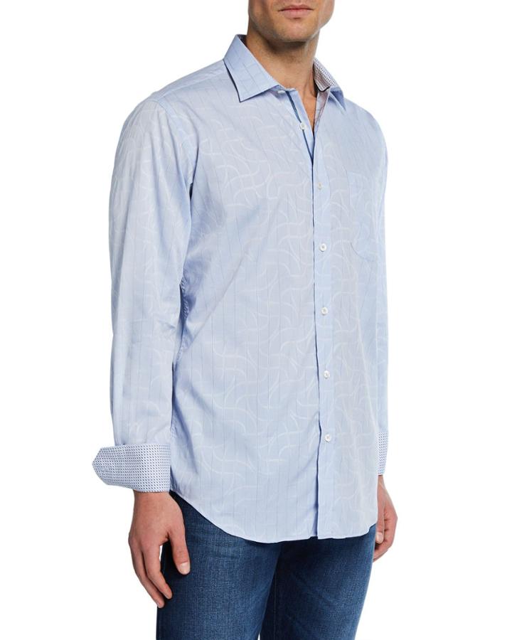 Men's Striped Shaped-fit