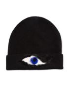 Cashmere Rabbit Fur Eye Beanie
