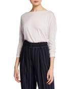 Long-sleeve Drop-shoulder T-shirt