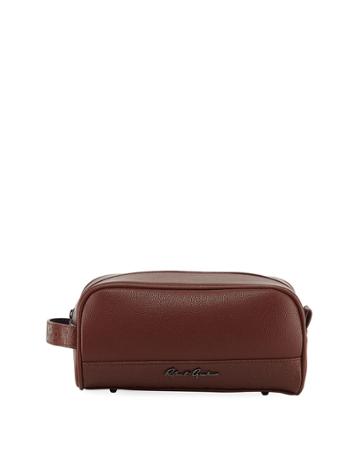 Osvaldo Faux-leather Toiletry Bag