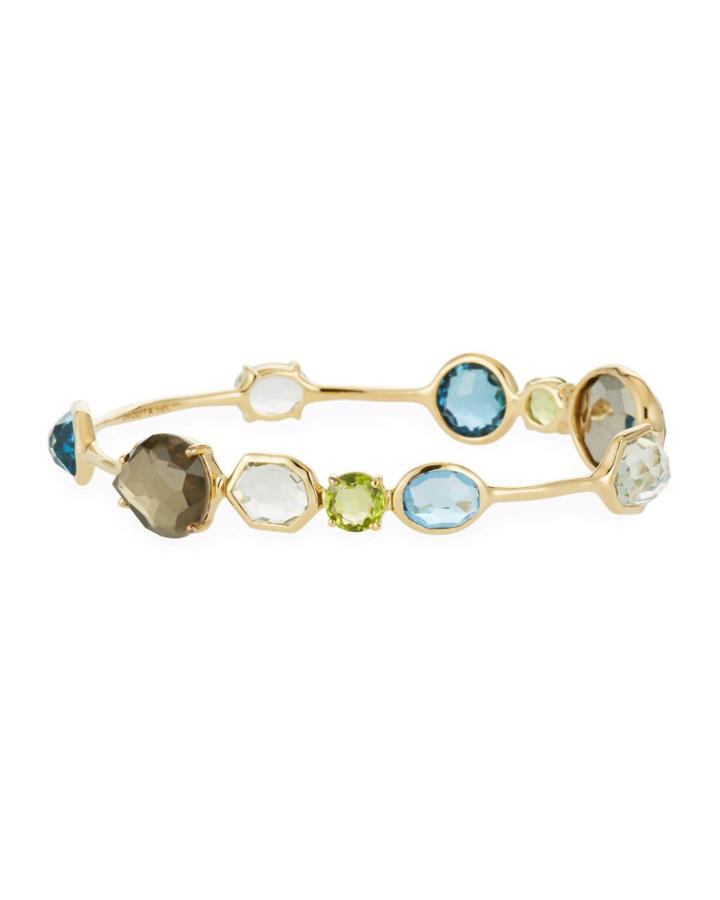 18k Rock Candy Gelato Bangle In Tartanset