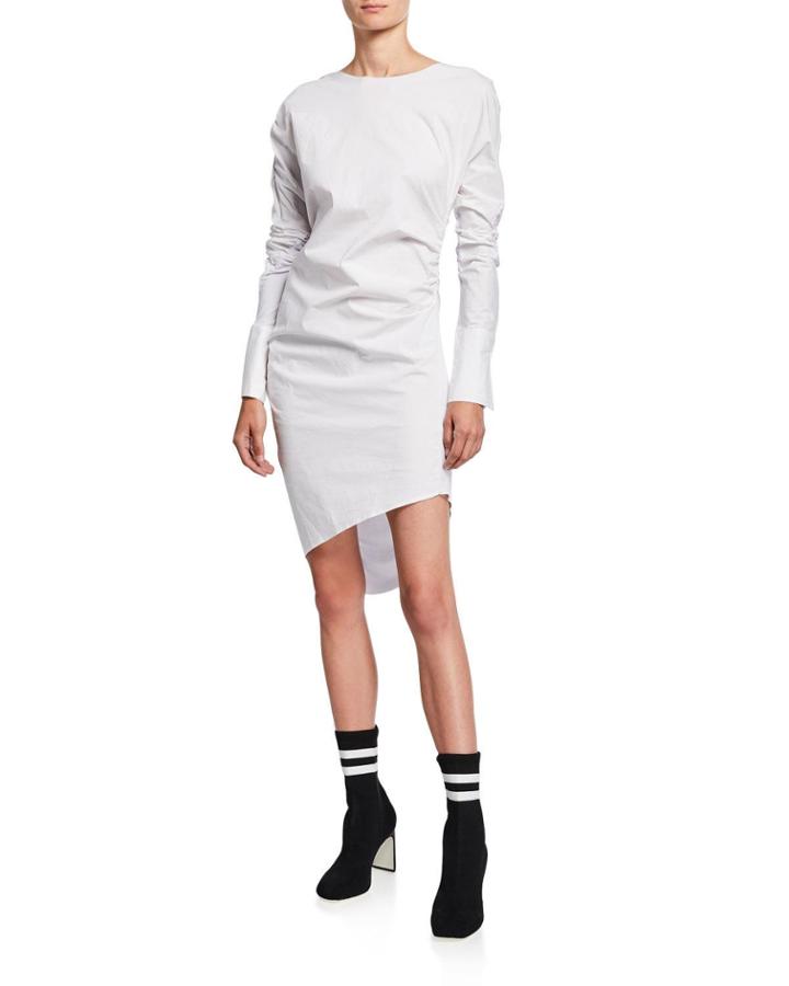 Tania Ruched Asymmetric Tunic