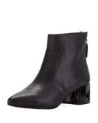 Maude Mix Media Zip Bootie