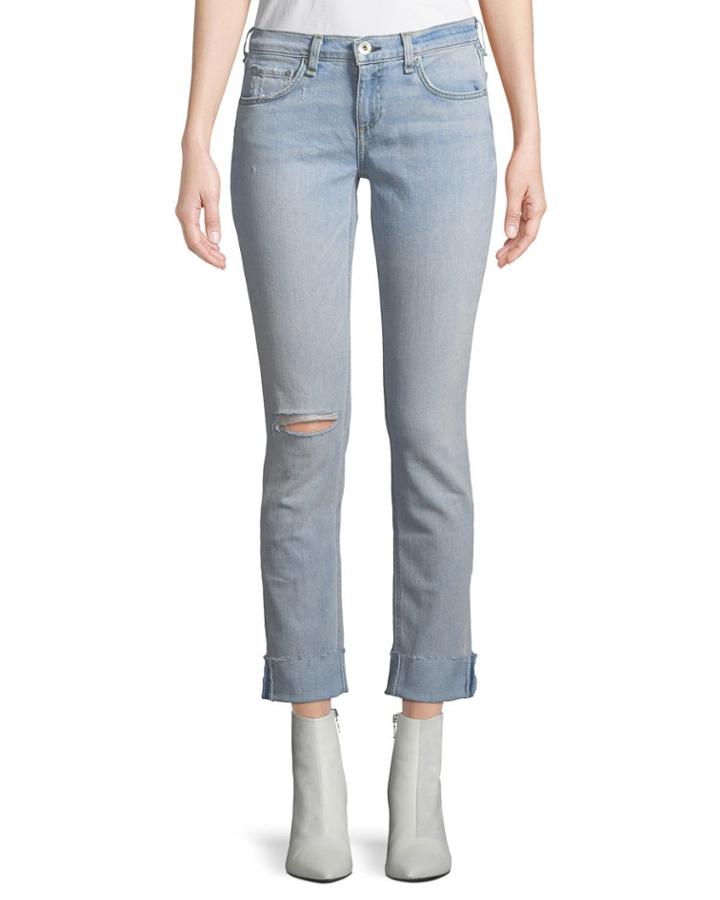 Dre Mid-rise Straight-leg Jeans