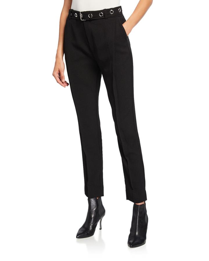 Zane Belted Ankle Pants