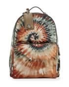 Men's Tie-dyed Nylon Backpack Bag