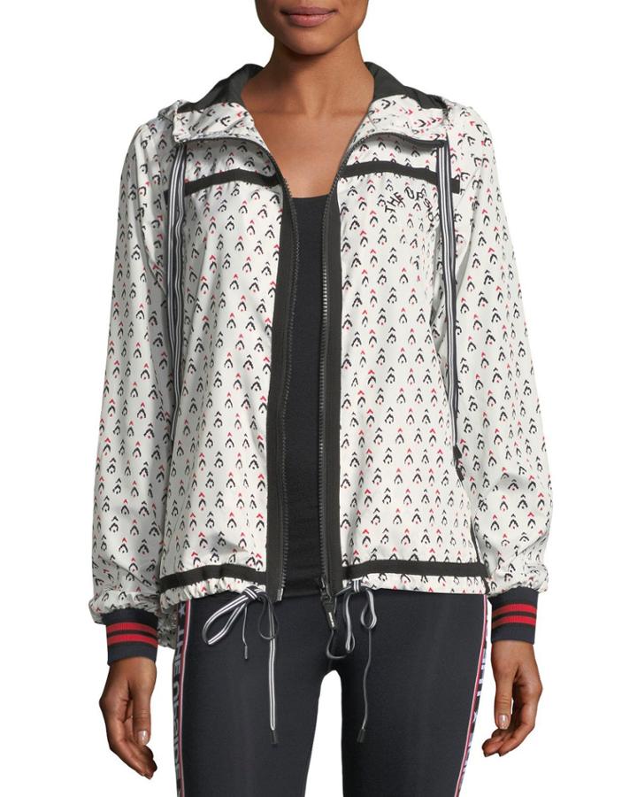 Witch Mountain Ash Printed Athletic Jacket